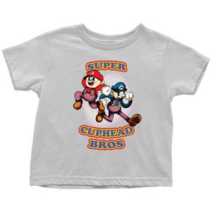 Cuphead And Mugman Super Cuphead Bross Toddler Shirt