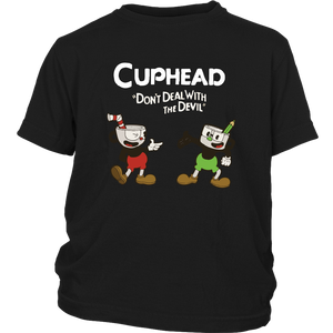 Cuphead Youth Shirt Cuphead And Mugman Super Cuphead Bross T Shirt