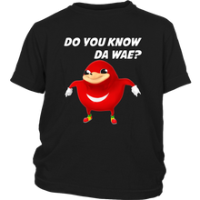 Load image into Gallery viewer, Uganda Knuckle Do You Know Da Wae Youth T-Shirt