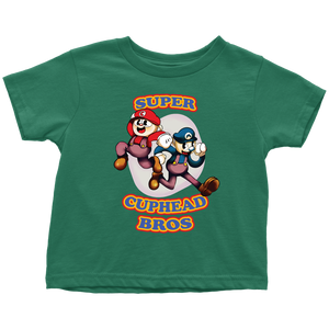 Cuphead And Mugman Super Cuphead Bross Toddler Shirt