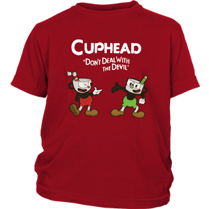 Cuphead Youth Shirt Cuphead And Mugman Super Cuphead Bross T Shirt