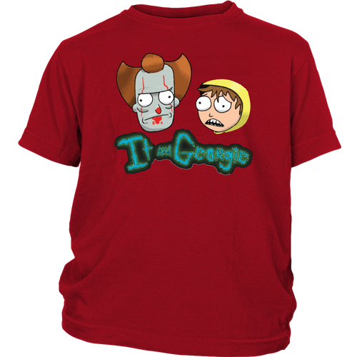 Rick and Morty Youth Shirt It and Georgie Parody