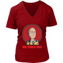 Load image into Gallery viewer, One Punch Man Women V-Neck Shirt Anime Clothing