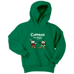 Cuphead Youth Hoodie Cuphead And Mugman Super Cuphead Bross Hoodie