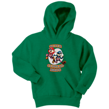 Load image into Gallery viewer, Cuphead And Mugman Super Cuphead Bross Youth Hoodie