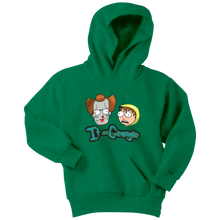 Load image into Gallery viewer, Rick and Morty Youth Hoodie It and Georgie Parody