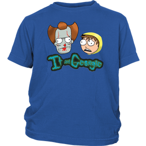 Rick and Morty Youth Shirt It and Georgie Parody