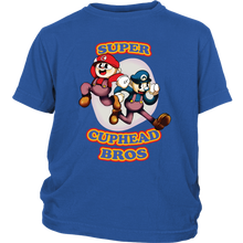 Load image into Gallery viewer, Cuphead And Mugman Super Cuphead Bross Youth Shirt