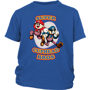 Cuphead And Mugman Super Cuphead Bross Youth Shirt