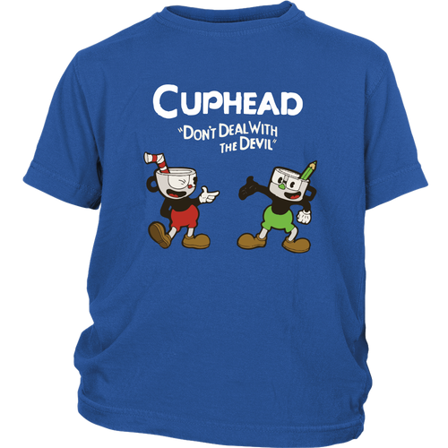 Cuphead Youth Shirt Cuphead And Mugman Super Cuphead Bross T Shirt