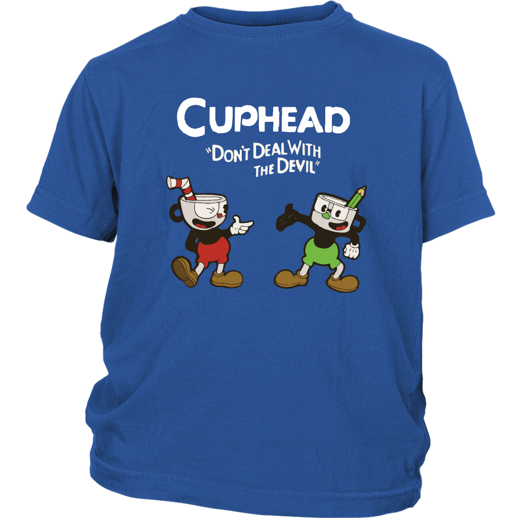 Cuphead Youth Shirt Cuphead And Mugman Super Cuphead Bross T Shirt