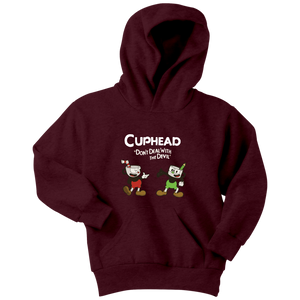 Cuphead Youth Hoodie Cuphead And Mugman Super Cuphead Bross Hoodie