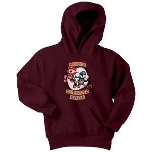 Cuphead And Mugman Super Cuphead Bross Youth Hoodie