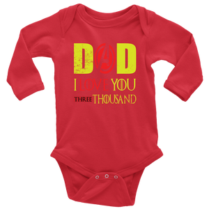 Dad i love you 3000 onesie avengers fathers day BodySuit endgame baby Gift Marvel avengers kids Custom Baby Bodysuit gift for new born mom