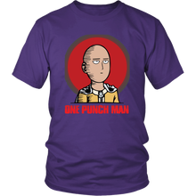 Load image into Gallery viewer, One Punch Man Saitama Shirt Anime Clothing Otaku Anime T Shirt