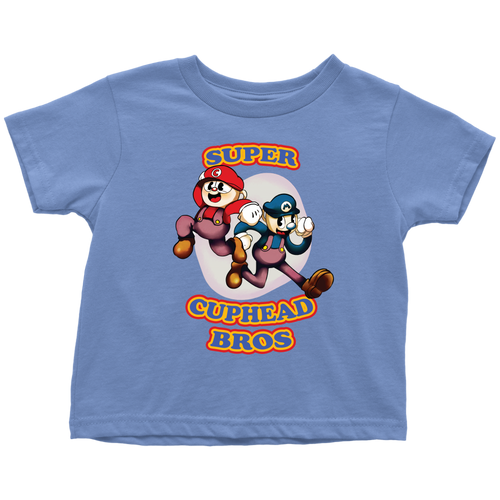 Cuphead And Mugman Super Cuphead Bross Toddler Shirt