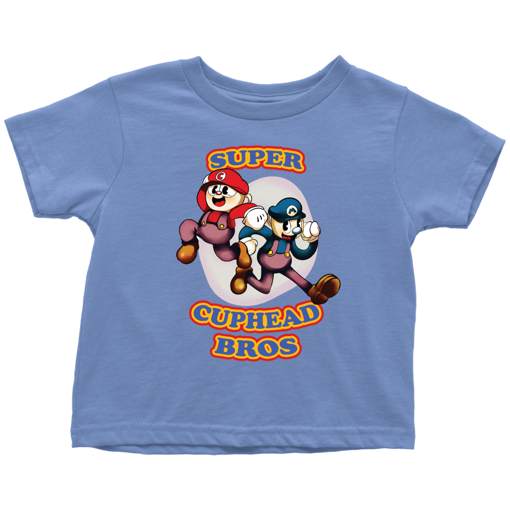 Cuphead And Mugman Super Cuphead Bross Toddler Shirt