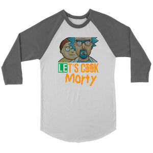 Let's Cook Morty Breaking Bad Canvas Unisex Rick and Morty Parody