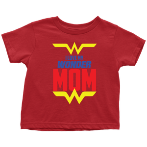 I Love My Wonder Mom Toddler T-Shirt Baby Boy Baby Girl Baby Announcement