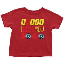 Load image into Gallery viewer, Dadoo i love you 3000 Daddy i love you 3000 Toddler T-Shirt Marvel avengers kids gift for new born mom