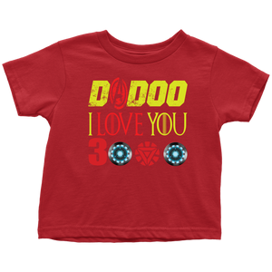 Dadoo i love you 3000 Daddy i love you 3000 Toddler T-Shirt Marvel avengers kids gift for new born mom